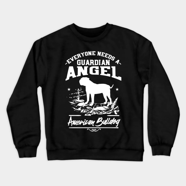 American Bulldog funny gift Shirt Crewneck Sweatshirt by smak